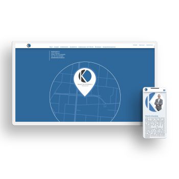 Mockup der Webseite von Martin Kerdels